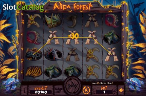 Скрин4. Alien Forest слот