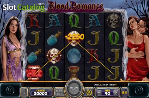 Скрин2. Blood Romance слот