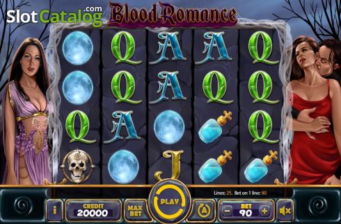Скрин1. Blood Romance слот