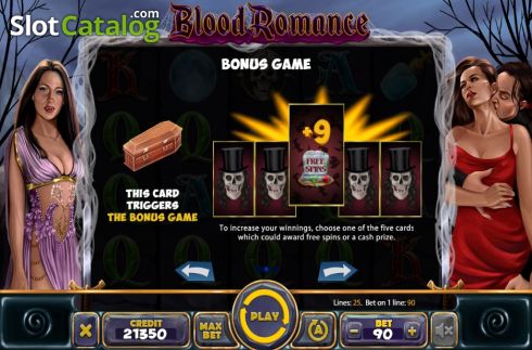 Скрин7. Blood Romance слот