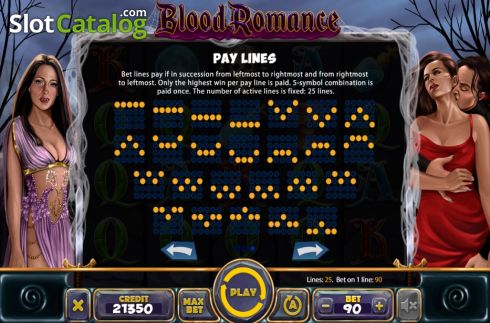 Скрин8. Blood Romance слот