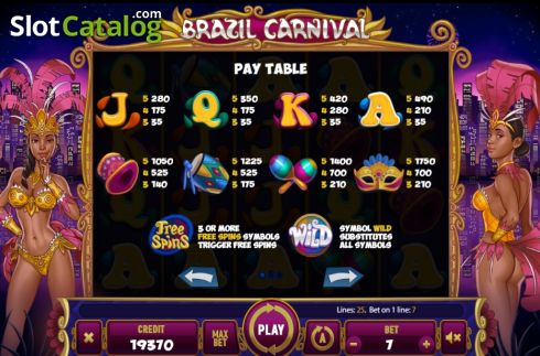 Скрин6. Brazil Carnival слот