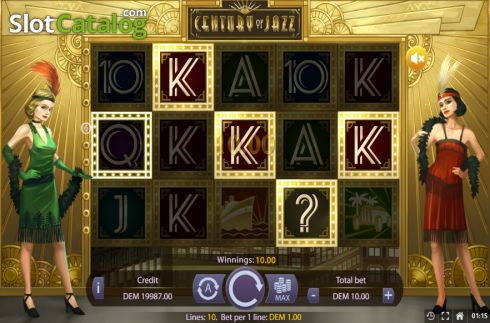Скрин4. Century of Jazz слот