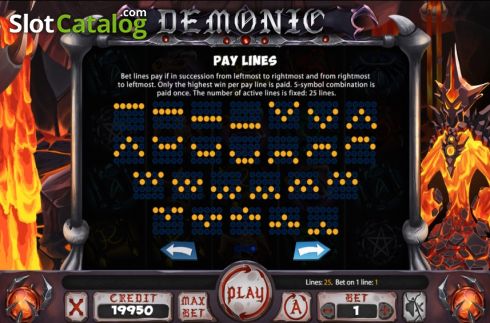 Скрин8. Demonic слот
