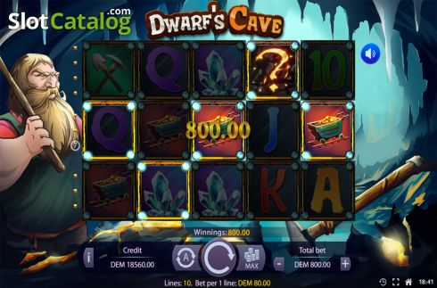 Скрин4. Dwarfs Cave слот