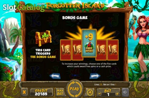 Скрин7. Forgotten Island слот