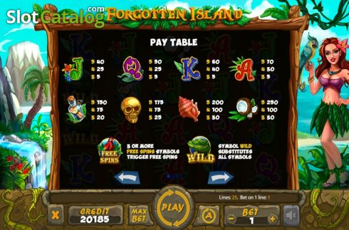 Скрин6. Forgotten Island слот