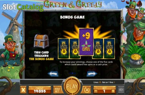 Скрин7. Green and Greedy слот