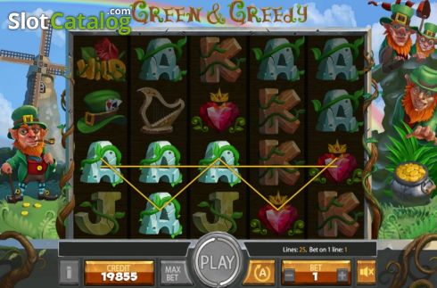 Скрин5. Green and Greedy слот