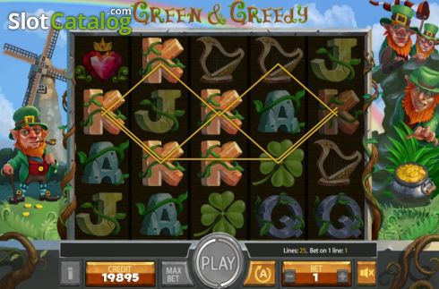 Скрин4. Green and Greedy слот