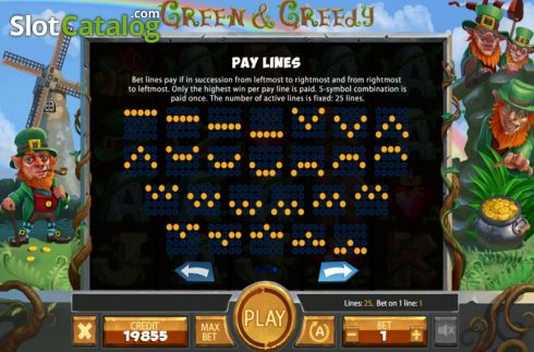 Скрин8. Green and Greedy слот