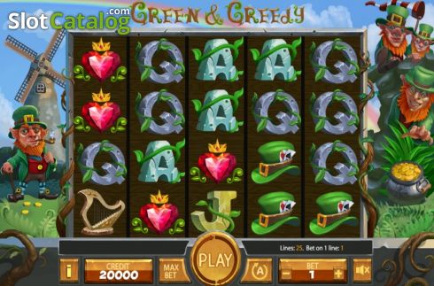 Скрин2. Green and Greedy слот