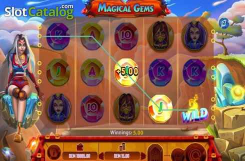 Скрин3. Magical Gems слот