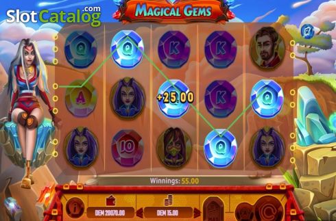 Скрин4. Magical Gems слот