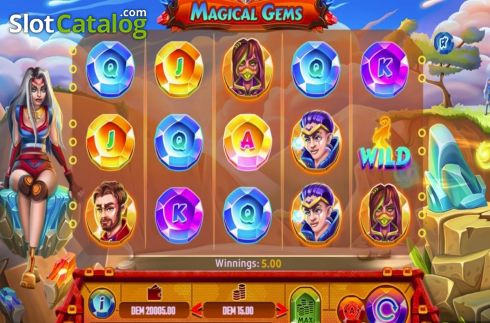 Скрин2. Magical Gems слот