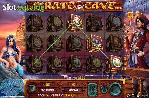 Скрин4. Pirate Cave Dice слот