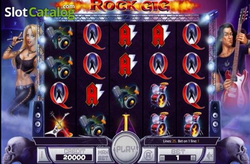 Скрин2. Rock Gig слот