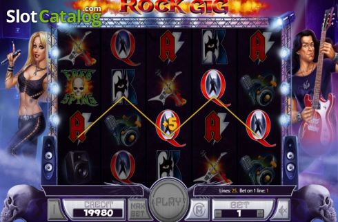 Скрин3. Rock Gig слот
