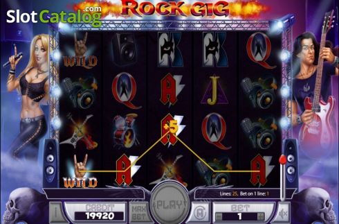 Скрин4. Rock Gig слот