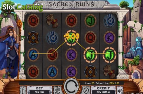 Скрин3. Sacred Ruins слот