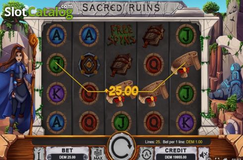 Скрин4. Sacred Ruins слот