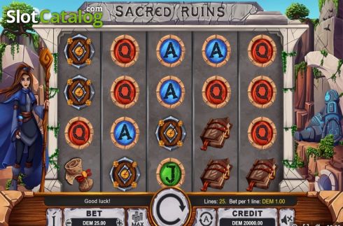 Скрин2. Sacred Ruins слот