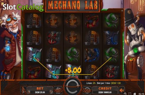 Скрин4. Mechano Lab слот