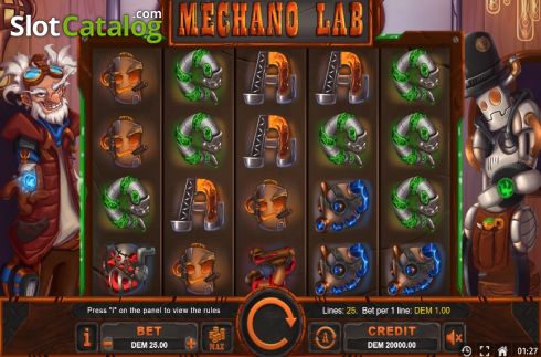 Скрин2. Mechano Lab слот