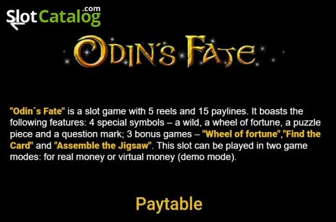Скрин6. Odins Fate слот