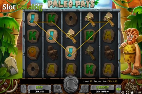 Скрин3. Paleo Pays слот