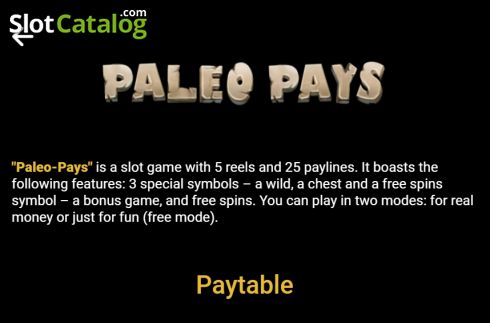 Скрин6. Paleo Pays слот