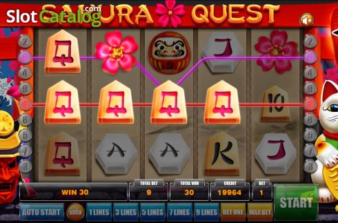 Скрин3. Sakura Quest (Mancala Gaming) слот
