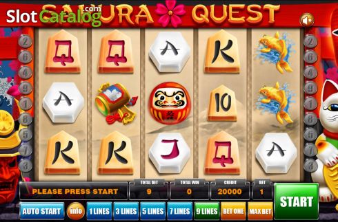 Скрин2. Sakura Quest (Mancala Gaming) слот