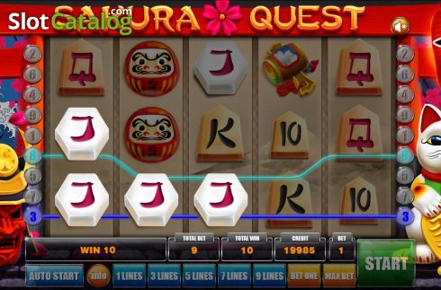 Скрин4. Sakura Quest (Mancala Gaming) слот