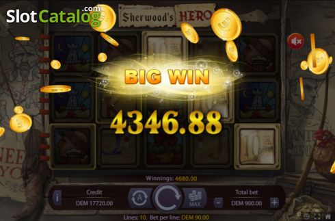 Скрин4. Sherwoods Hero слот