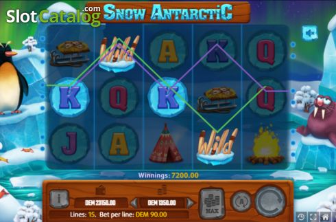 Скрин3. Snow Antarctic слот