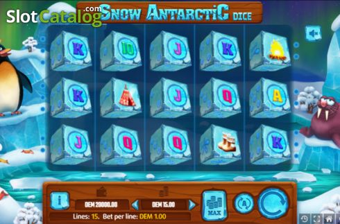 Скрин2. Snow Antarctic Dice слот