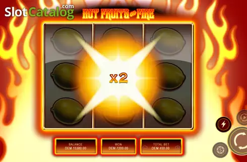 Скрин5. Hot Fruits on Fire слот