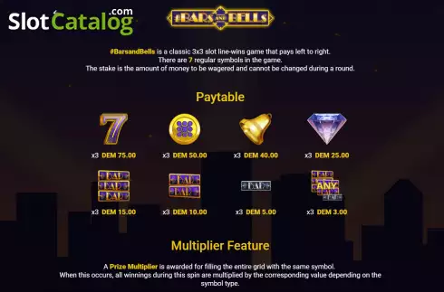 Скрин5. #Bars And Bells (Mancala Gaming) слот