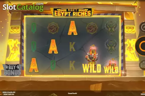 Скрин3. Mighty Egypt Riches слот