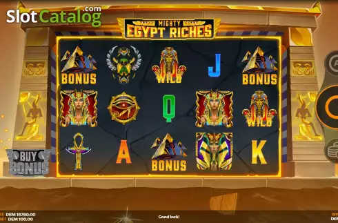 Скрин7. Mighty Egypt Riches слот