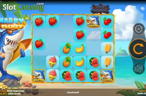 Скрин4. Shark Frenzy (Mancala Gaming) слот