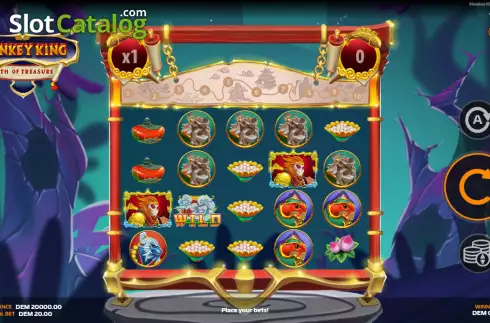 Скрин2. Monkey King: Path of Treasure слот