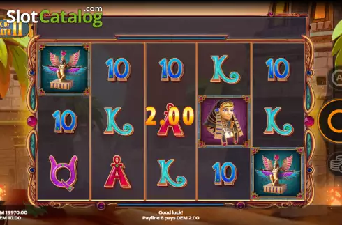 Скрин3. Book of Wealth II слот