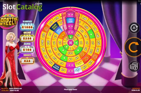 Скрин2. Boost the Wheel слот