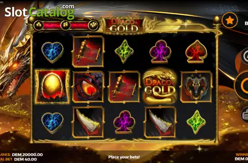 Скрин2. Draco's Gold слот