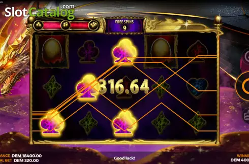 Скрин3. Draco's Gold слот