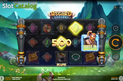 Скрин3. Asgard Legends слот