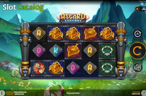 Скрин2. Asgard Legends слот