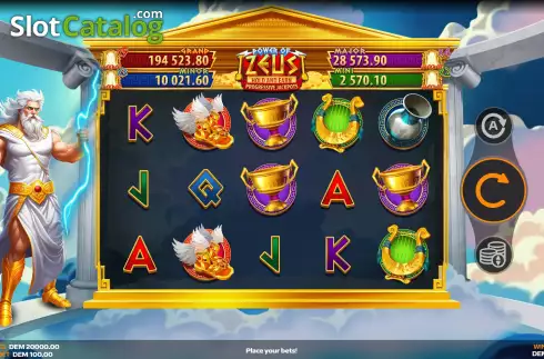 Скрин2. Power of Zeus (Mancala Gaming) слот